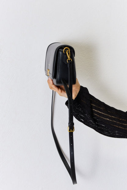 David Jones PU Leather Crossbody Bag - BIG DREAM COMPANY