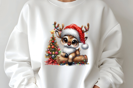 CHRISTMAS REIN-DEER SWEATSHIRT