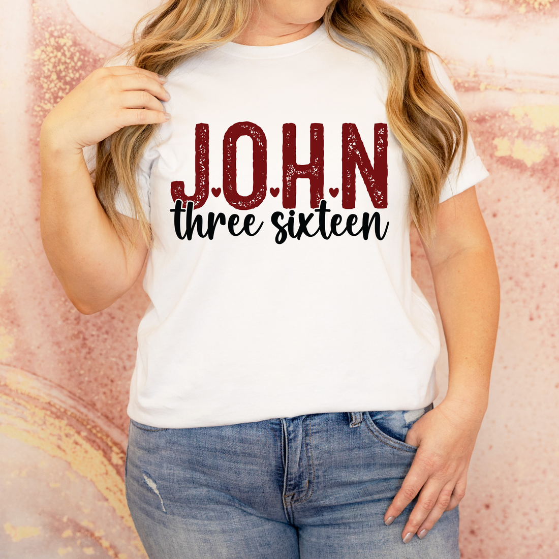 JOHN 3-16 VALENTINE T- SHIRT