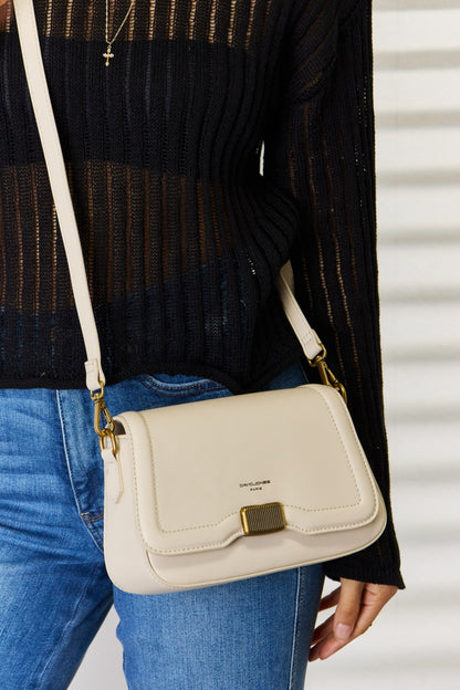 David Jones PU Leather Crossbody Bag - BIG DREAM COMPANY